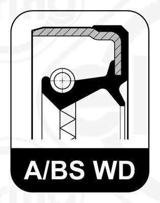 ELRING Gaskets 905.910 Shaft Seal, differential MERCEDES-BENZ,C-Klasse Limousine (W203),190 (W201),C-Klasse T-modell (S203),Stufenheck (W124)
