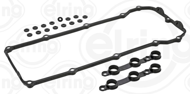ELRING Gasket Set, rocker cover with gaskets 318.590 BMW,LAND ROVER,WIESMANN,3 Limousine (E46),5 Limousine (E39),3 Touring (E46),3 Coupe (E46)