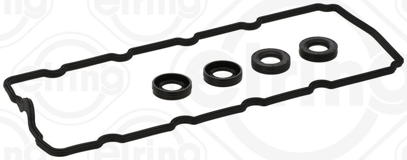 ELRING Gasket Set, rocker cover 498.990 FIAT,MINI,CHRYSLER,GRANDE PUNTO (199),PUNTO (188),BRAVO II (198),DOBLO Kasten/Kombi (263),Doblo Cargo (223_)