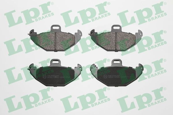 Lpr Bromsbelaggssats Skivbroms 05P883 Renault 05P883 Storlek 05