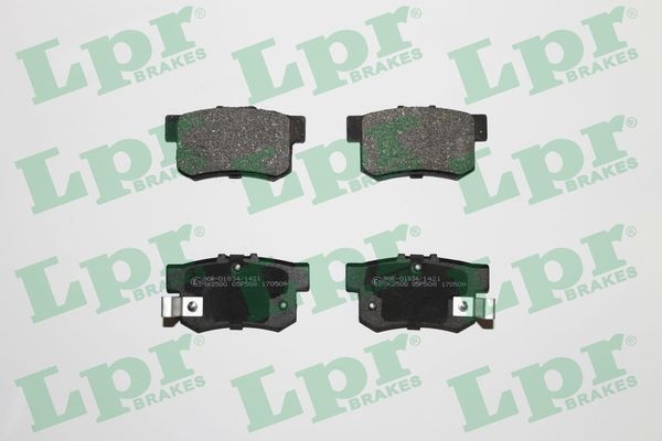 Lpr Bromsbelaggssats Skivbroms 05P508 Suzuki 05P508 Storlek 05