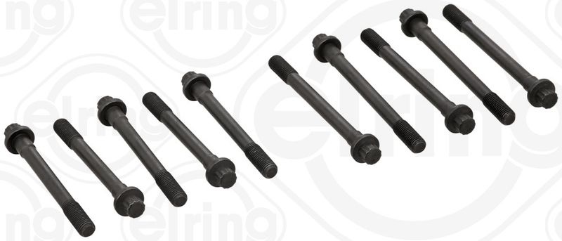ELRING Cylinder Head Bolt Kit TOYOTA,GEELY (GLEAGLE) 708.210 9010910059,90109100595x,9091002120 Bolt Kit, cylinder head 90910021205x,E010500801