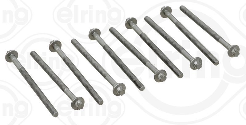 ELRING Cylinder Head Bolt Kit Male Torx 132.180 Bolt Kit, cylinder head MERCEDES-BENZ,E-Klasse Limousine (W211),C-Klasse Limousine (W204)