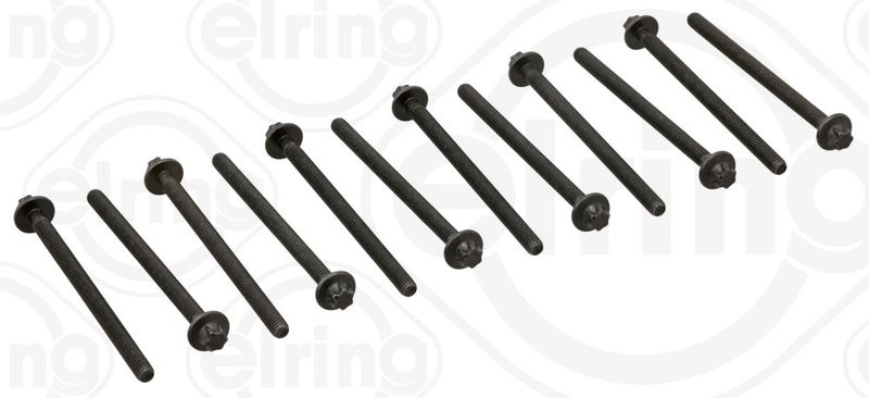 ELRING Cylinder Head Bolt Kit Male Torx 125.930 Bolt Kit, cylinder head OPEL,SUZUKI,VAUXHALL,Corsa D Schrägheck (S07),Corsa C Schrägheck (X01)