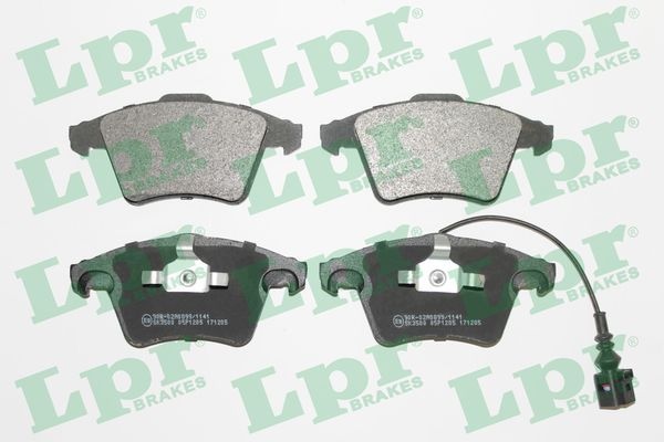 Lpr Bromsbelaggssats Skivbroms 05P1205 Volkswagen 05P1205 Storlek 05