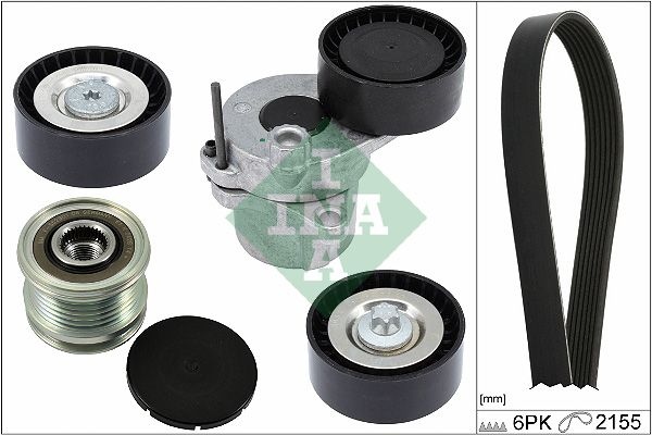 INA V-ribbed belt set MERCEDES-BENZ 529 0479 20 0009060501,0009060604,0009060706 0009061722,0009062004,0009062100,0009062200,0009063000,0009063222
