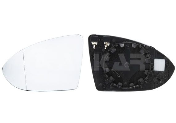 ALKAR Wing Mirror Glass Left 6471138 Side Mirror Glass,Mirror Glass VW,Golf VII Schrägheck (5G1, BQ1, BE1, BE2),Golf VII Variant (BA5, BV5)