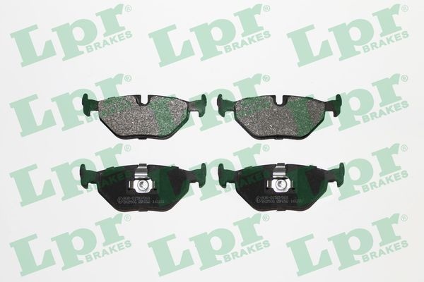 Lpr Bromsbelaggssats Skivbroms 05P650 Bmw 05P650 Storlek 05