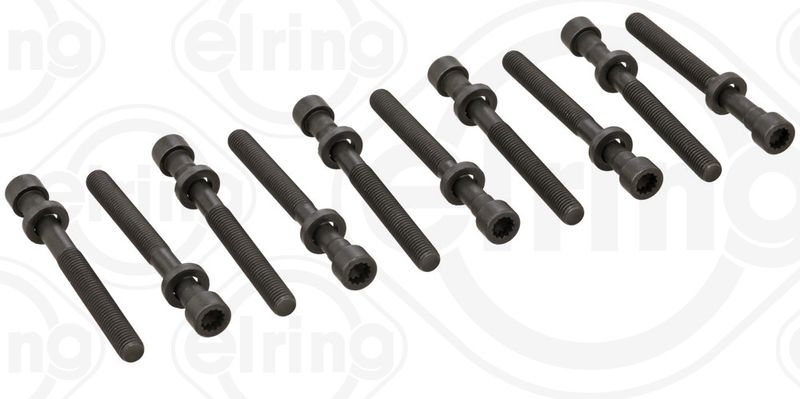 ELRING Cylinder Head Bolt Kit MERCEDES-BENZ,PUCH 819.956 1020160376,102016037610x,6159900212 Bolt Kit, cylinder head 615990021210x,1020160376