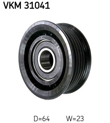SKF Idler Pulley VW,AUDI,MERCEDES-BENZ VKM 31041 059903341A,059903341E,059903341J 059903341J,04593848AA,04593985AA,04792836AA,05080246AA,05184638AC