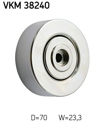 SKF Idler Pulley BMW,LAND ROVER,ROVER VKM 38240 11282247435,9266523,93171389 Guide Pulley,Deflection Pulley,Deflection/Guide Pulley, v-ribbed belt