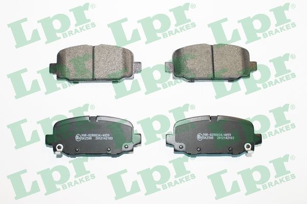 Lpr Bromsbelaggssats Skivbroms 05P2183 Jeep 05P2183 Storlek 05