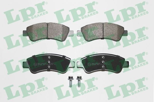 Lpr Bromsbelaggssats Skivbroms 05P802 Peugeot 05P802 Storlek 05