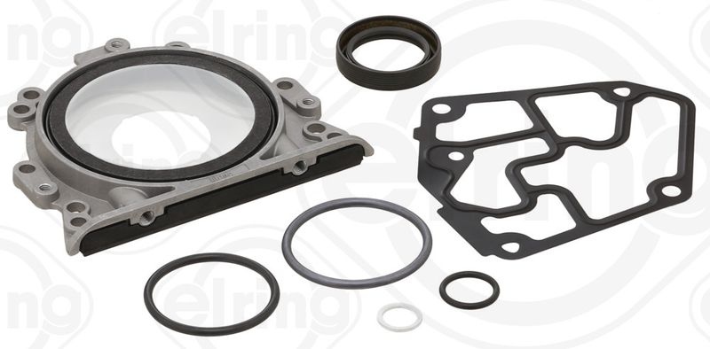 ELRING Gaskets with crankshaft seal 530.541 Gasket Set, crank case VW,AUDI,FORD,Golf IV Schrägheck (1J1),PASSAT Variant (3B6),New Beetle Cabrio (1Y7)