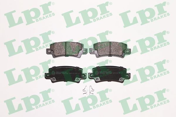 Lpr Bromsbelaggssats Skivbroms 05P1068 Toyota 05P1068 Storlek 05