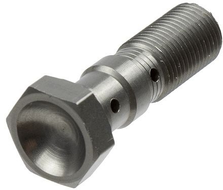 Hollow screw, brake line