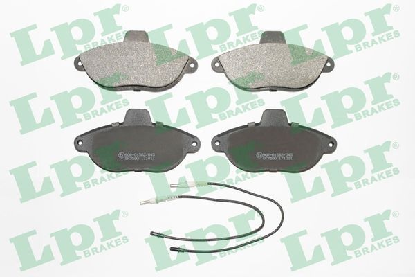 Lpr Bromsbelaggssats Skivbroms 05P346 Peugeot 05P346 Storlek 05
