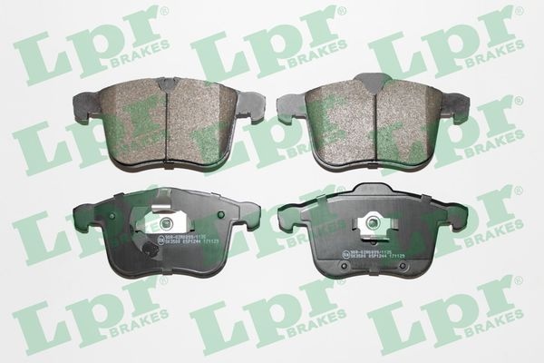 Lpr Bromsbelaggssats Skivbroms 05P1244 Vauxhall 05P1244 Storlek 05