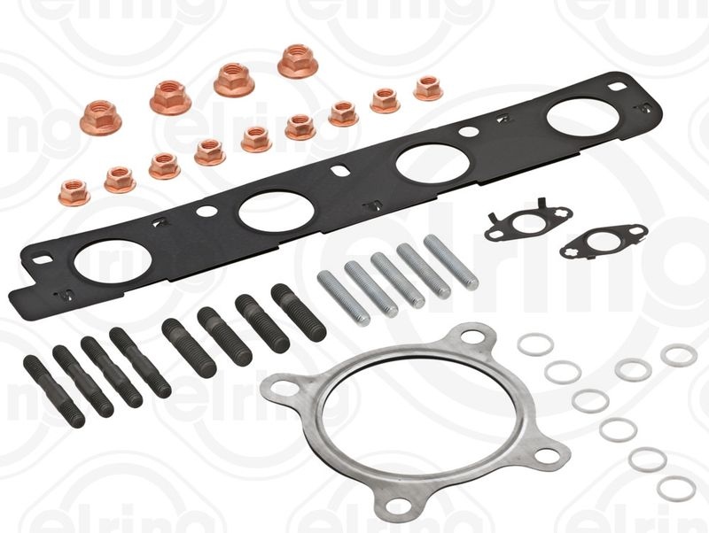 ELRING Mounting Kit, charger with gaskets/seals 948.660 AUDI,SEAT,KTM,A4 Avant (8K5, B8),A6 Avant (4G5, 4GD, C7),Q5 (8RB),A4 Limousine (8K2, B8)