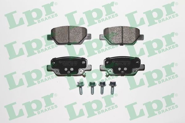 Lpr Bromsbelaggssats Skivbroms 05P1951 Fiat 05P1951 Storlek 05