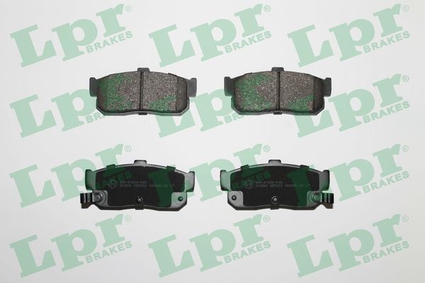 Lpr Bromsbelaggssats Skivbroms 05P602 Nissan 05P602 Storlek 05