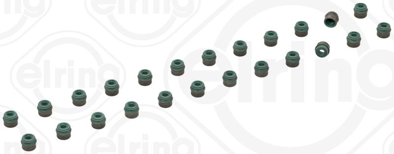 ELRING Seal Set, valve stem FPM (fluoride rubber) 424.820 VW,MERCEDES-BENZ,OPEL,Routan Kastenwagen,E-Klasse Limousine (W211)