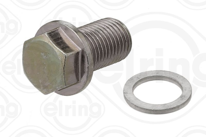 ELRING Drain Plug M14x1,5x23 877.970 Oil Drain Plug,Oil Drain Plug, oil pan HYUNDAI,KIA,ix35 (LM, EL, ELH),Tucson (TL, TLE),i30 (FD),i10 (PA)