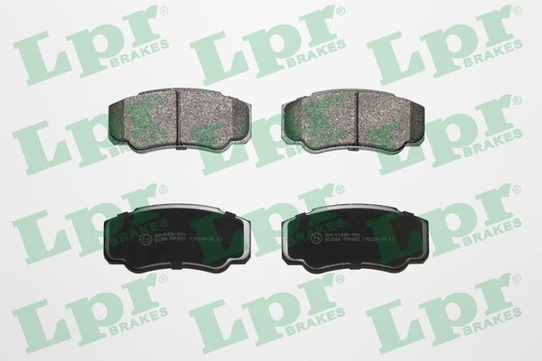 Lpr Bromsbelaggssats Skivbroms 05P885 Peugeot 05P885 Storlek 05