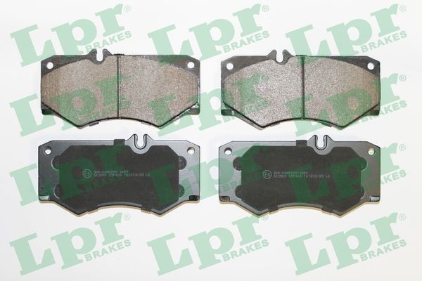 Lpr Bromsbelaggssats Skivbroms 05P408 Volkswagen 05P408 Storlek 05