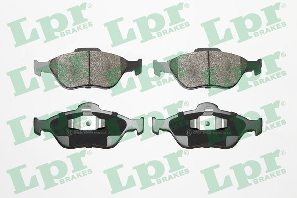 Lpr Bromsbelaggssats Skivbroms 05P949 Mazda 05P949 Storlek 05
