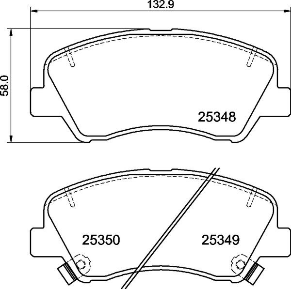 BREMBO Brake pad set HYUNDAI,KIA P 30 122 1014031279,4048034500,1014031279 58101C8A00,58101C8A10,58101C8A50,58101C8A60,58101COA00,58101H5A25