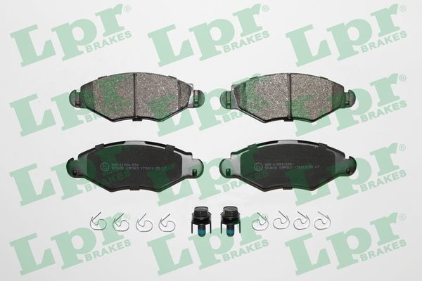 Lpr Bromsbelaggssats Skivbroms 05P903 Peugeot 05P903 Storlek 05