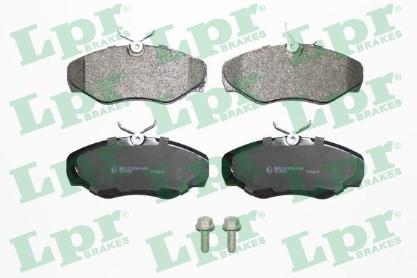 Lpr Bromsbelaggssats Skivbroms 05P869 Renault 05P869 Storlek 05