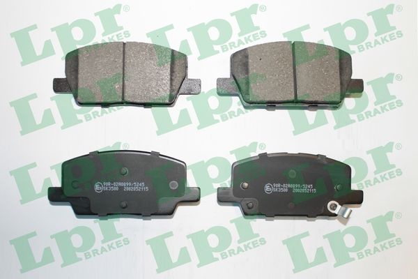Lpr Bromsbelaggssats Skivbroms 05P2115 Opel 05P2115 Storlek 05