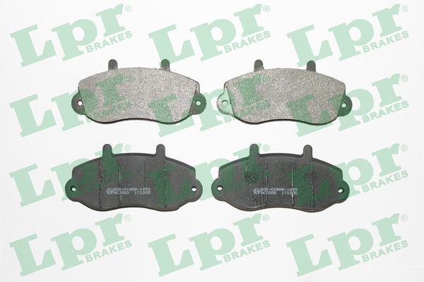 Lpr Bromsbelaggssats Skivbroms 05P663 Renault 05P663 Storlek 05