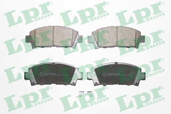 Lpr Bromsbelaggssats Skivbroms 05P573 Toyota 05P573 Storlek 05