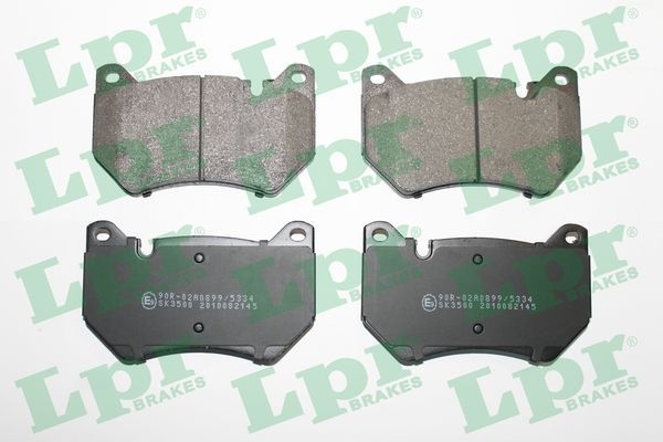 Lpr Bromsbelaggssats Skivbroms 05P2145 Audi 05P2145 Storlek 05