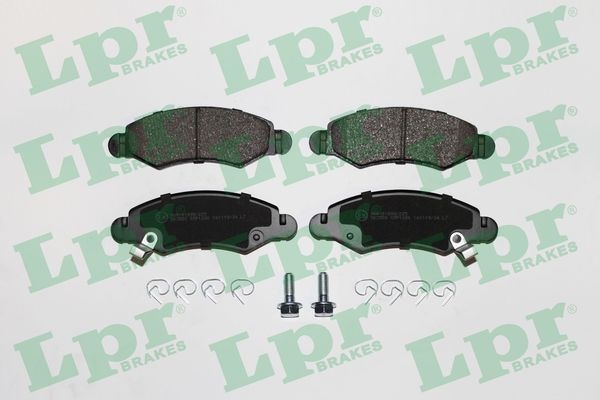 Lpr Bromsbelaggssats Skivbroms 05P1280 Suzuki 05P1280 Storlek 05