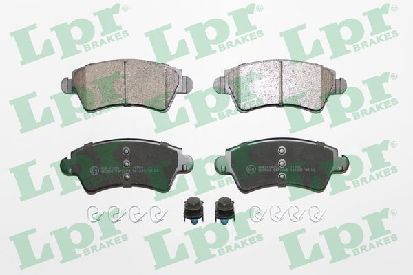 Lpr Bromsbelaggssats Skivbroms 05P1105 Peugeot 05P1105 Storlek 05