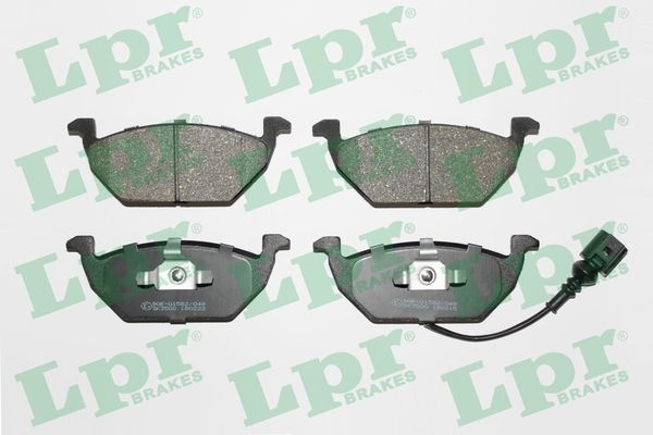 Lpr Bromsbelaggssats Skivbroms 05P692 Volkswagen 05P692 Storlek 05