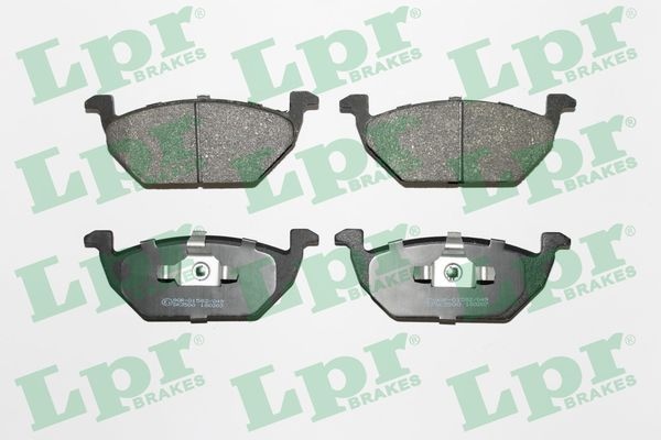 Lpr Bromsbelaggssats Skivbroms 05P730 Volkswagen 05P730 Storlek 05