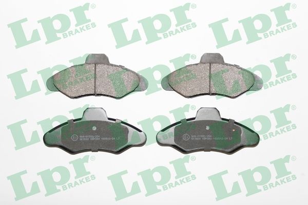 Lpr Bromsbelaggssats Skivbroms 05P383 Ford 05P383 Storlek 05