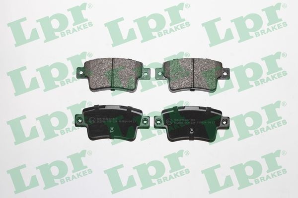 Lpr Bromsbelaggssats Skivbroms 05P1224 Opel 05P1224 Storlek 05
