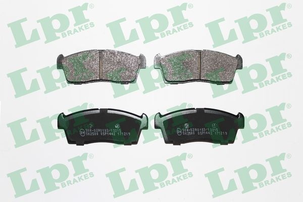 Lpr Bromsbelaggssats Skivbroms 05P1442 Suzuki 05P1442 Storlek 05