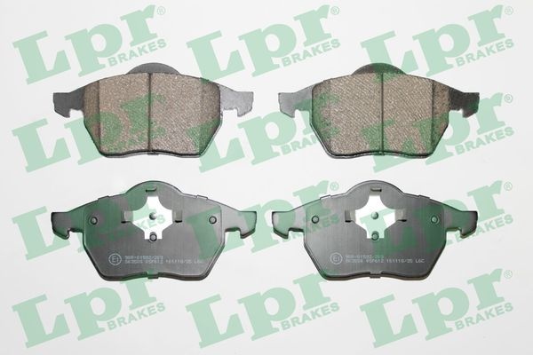 Lpr Bromsbelaggssats Skivbroms 05P612 Volkswagen 05P612 Storlek 05