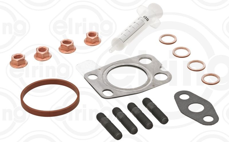 ELRING Mounting Kit, charger OPEL,FORD,FIAT 430.160 0375N1,0375N9,0375P7 0375P8,0375Q9,0375R0,1685819,1696537,1902475,31319528,36001457,7623280001