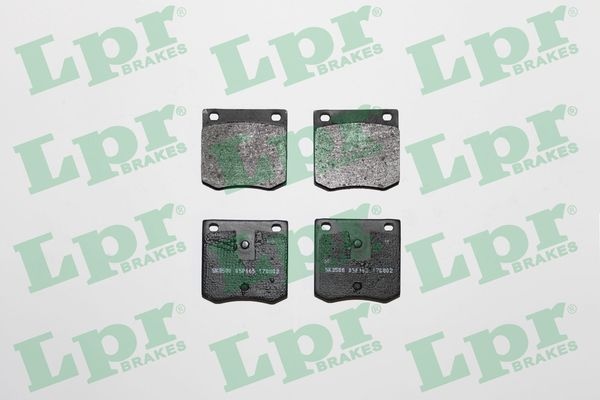 Lpr Bromsbelaggssats Skivbroms 05P165 Nissan 05P165 Storlek 05