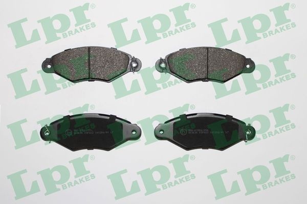 Lpr Bromsbelaggssats Skivbroms 05P662 Renault 05P662 Storlek 05