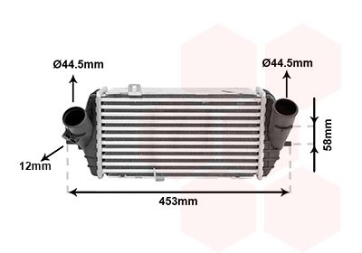 Intercooler, Charger 82014711 International Radiators