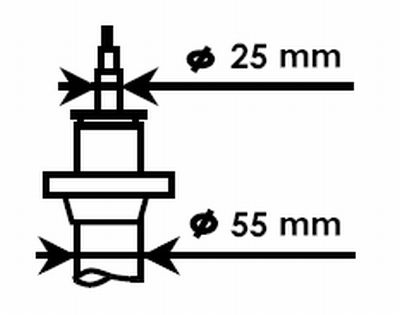 KYB Shock absorber VW,AUDI,SKODA 325700 5N0413031AE,5N0413031AF,5N0413031AQ Shocks,Shock absorbers,Suspension shocks 5N0413031AR,5ND413031B,1T0413031J